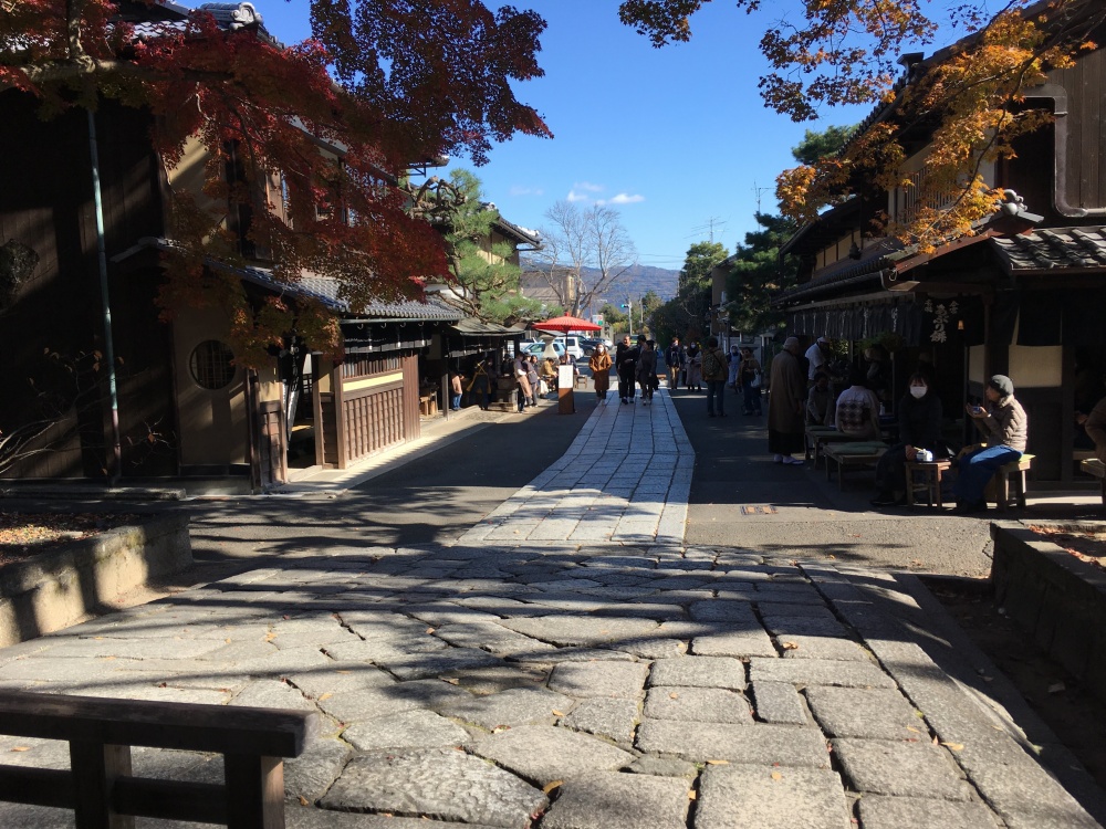 今宮神社お火焚き祭のときのあぶり餅屋さん