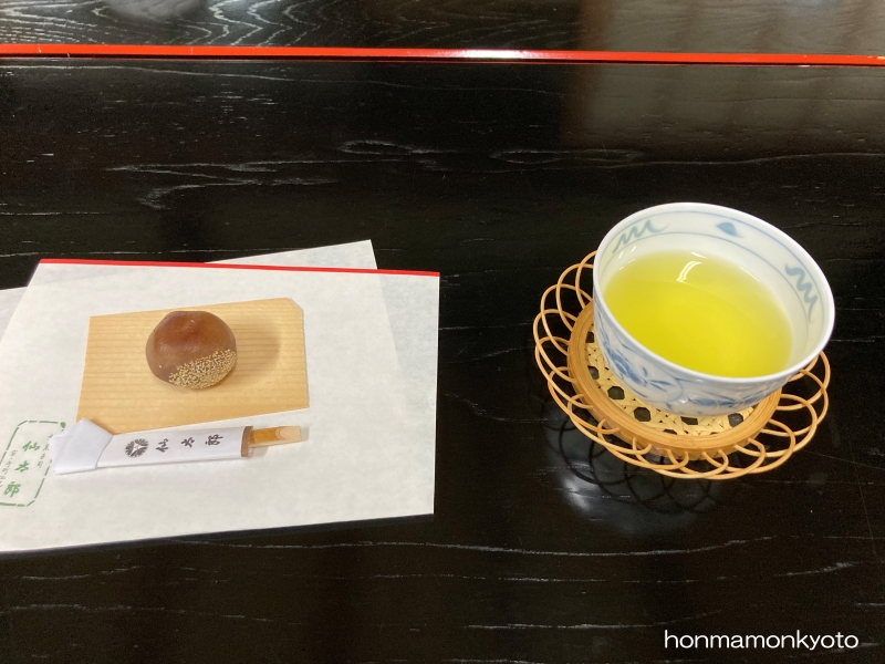 聖光寺 講義後のお茶お菓子